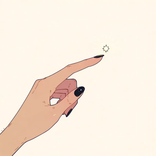指についた星 — JAGA RECORDS mix cover artwork